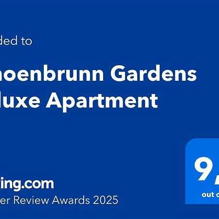 Schoenbrunn Gardens Deluxe Apartment Vienna Exterior photo